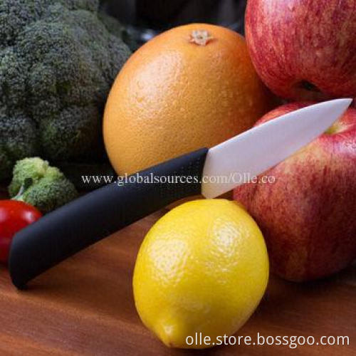 Fruit and Vegetable Carving Ceramic Knife, Black Ceramic Blade
